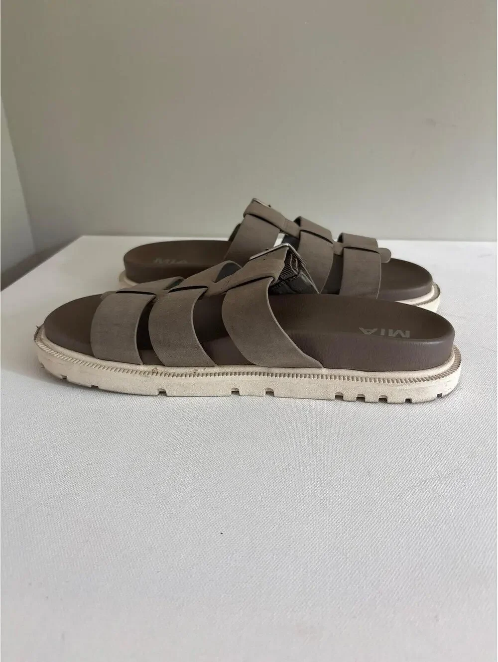 MIA Fisherman Slide on Sandals Women’s 10